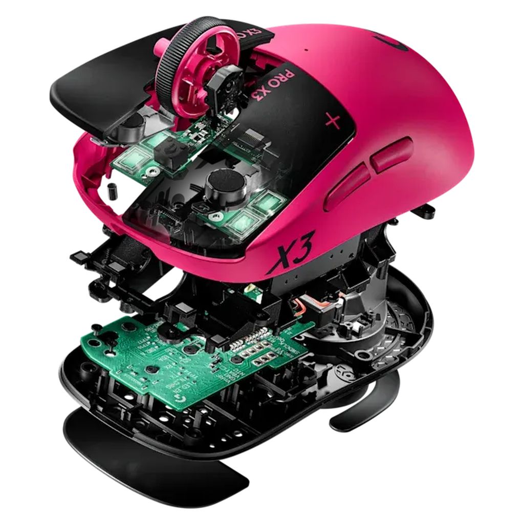 Logitech G Pro X3 Superstrike Gaming Mouse - Pink Eclipse