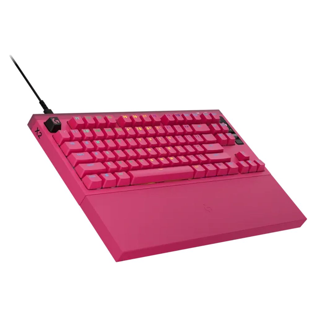 Logitech G Pro X Rapid 2 Gaming Keyboard - Pink