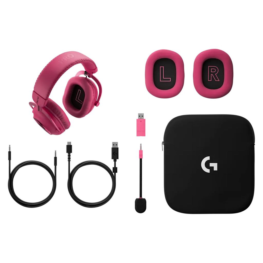 Logitech G Pro X 3 Lightspeed Gaming Headset - Magenta