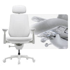 LiberNovo Maxis Airflow Big & Tall Dynamic Ergonomic Chair - Glacier