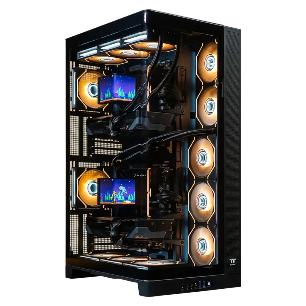 Mwave x Thermaltake CAPO X Onyx Gaming PC - Ryzen 7 7800X3D / RX 9070 XT / Black