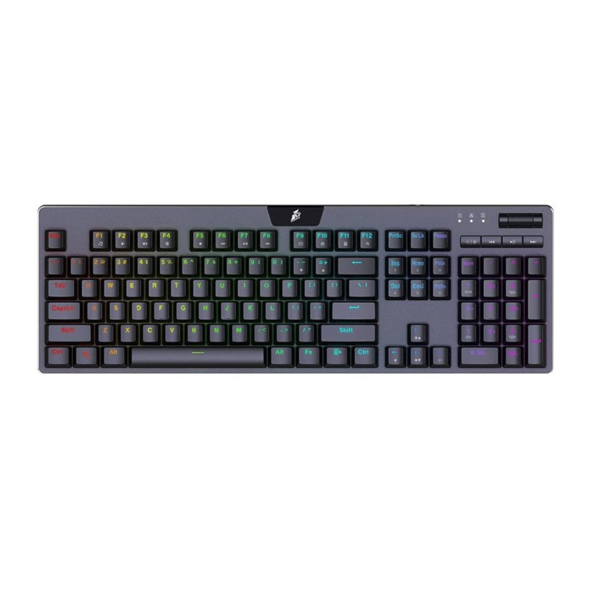 1st Player Bullet Hunter MK6 RGB Backlight Mechanical Gaming Keyboard(MK6) - 1