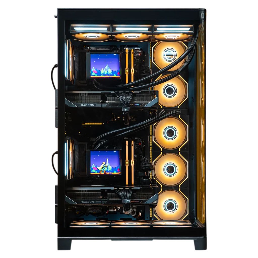 Mwave x Thermaltake CAPO X Onyx Gaming PC - Ryzen 7 7800X3D / RX 9070 XT / Black