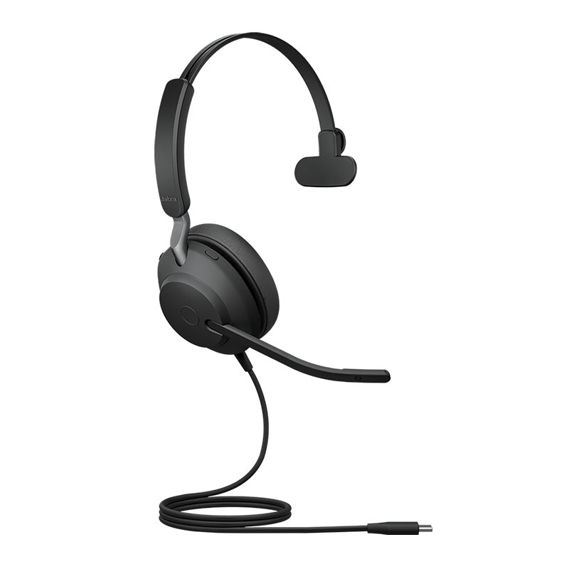 Jabra Evolve2 40 SE UC USB-C Mono Business Headset(24189-889-899) - 3