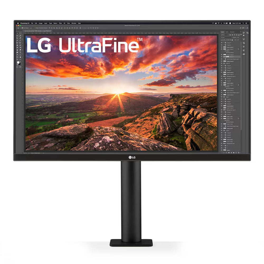 LG 27BN88U-B UltraFine Ergo 27" 4K UHD HDR400 sRGB 99% IPS Business Monitor w/ 60W USB-C(27BN88U-B) - 2