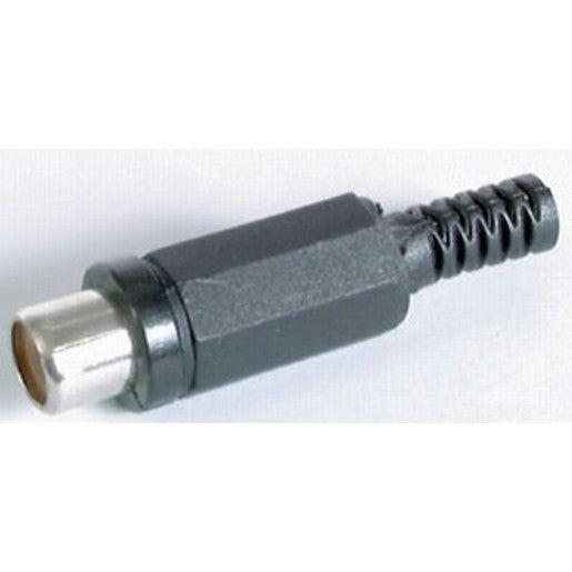 Black - PLASTIC Line Socket RCA(PS0252) - 1