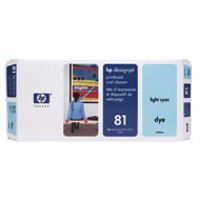 HP 81 Light Cyan Dye Printhead And Cleaner (C4954A)(C4954A) - 1