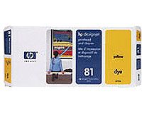 HP 81 Yellow Dye Printhead and Cleaner (C4953A)(C4953A) - 1