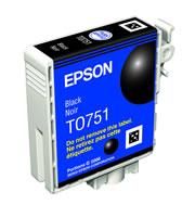 Epson T0751 Black Ink Cartridge (T075190)(T075190) - 1