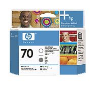 HP 70 Gloss Enhancer & Gray Printhead for Designjet(C9410A) - 1