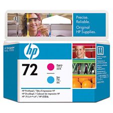 HP 72 Magenta and Cyan Printhead (C9383A)(C9383A) - 1