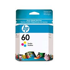 HP 60 Tri-Color Ink Cartridge 165 pages (CC643WA)(CC643WA) - 1