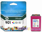 HP 901 Tri-Colour Officejet Ink Cartridge (CC656AA)(CC656AA) - 2