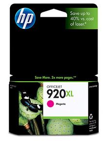 HP 920XL Magenta Officejet Ink Cartridge, 700 pages (CD973AA)(CD973AA) - 1
