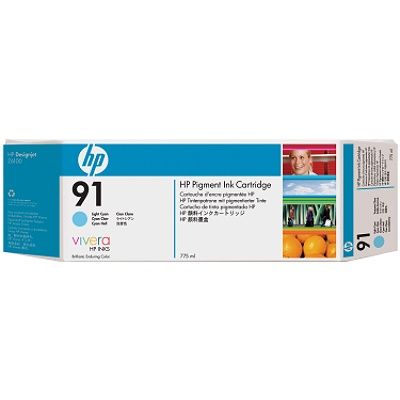 HP 91 775ml Print cartridge 1 x light cyan (C9470A)(C9470A) - 1