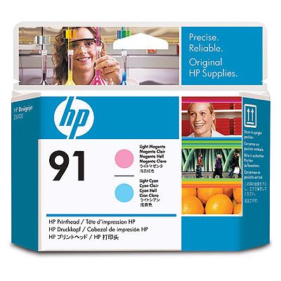 HP 91 Printhead 1 x light magenta light cyan (C9462A)(C9462A) - 1