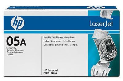 HP 05A Black LaserJet Toner Cartridge (CE505A)(CE505A) - 1