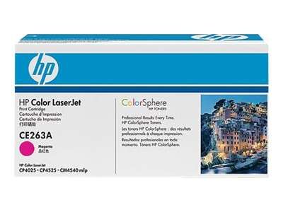 HP CLJ CP4525 / 4025 Magenta Print Cart with ColorSpher(CE263A) - 1