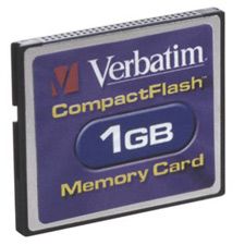Verbatim 1GB CompactFlash Card (47010)(47010) - 1