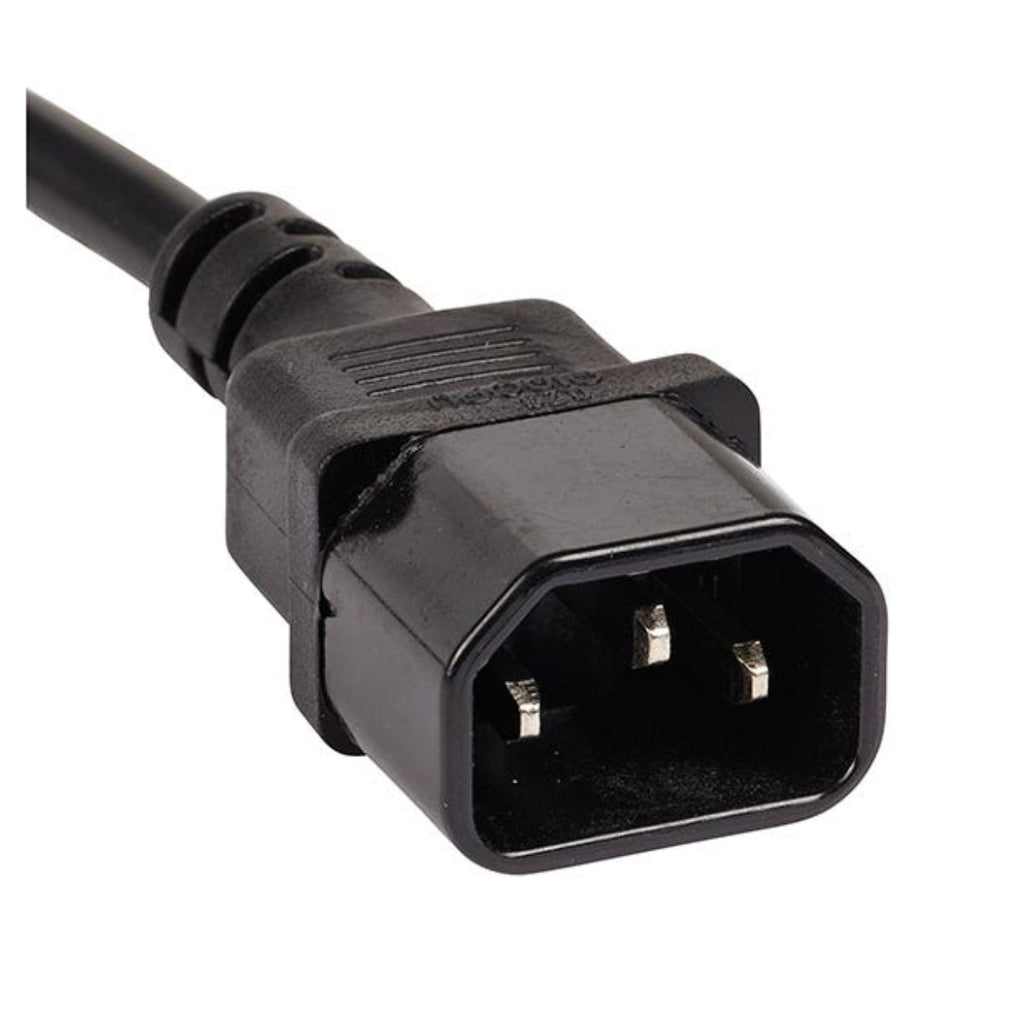 3m IEC C13 to C14 Extension Cable M-F | Black(011.180.1003) - 2