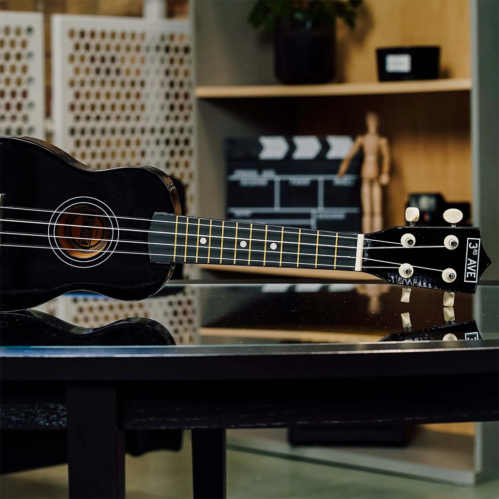 3rd Avenue Soprano Ukulele - Black(NM-STX40BK) - 6
