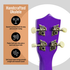 3rd Avenue Soprano Ukulele - Purple(NM-STX40PU) - 7