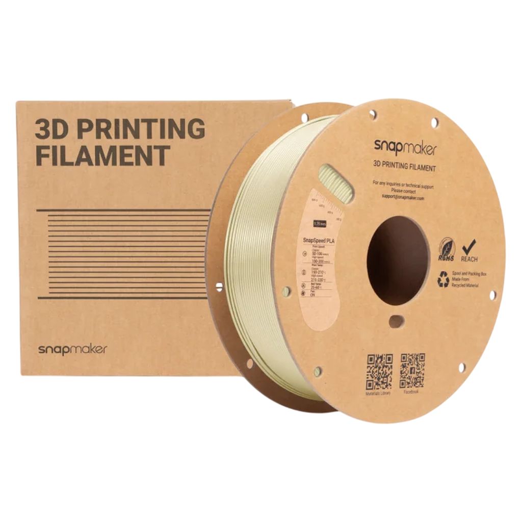 Snapmaker SnapSpeed 1kg PLA Filament with RFID - Cream