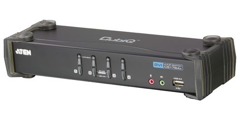 ATEN CS1764A 4 Port USB DVI/Audio KVMP Switch	(CS1764A-AT-U) - 1