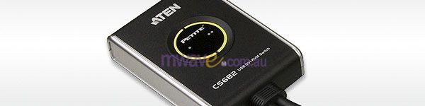 ATEN CS682 2 Port USB DVI/Audio Cable KVM Switch with Remote Port Selector(CS682-AT) - 3