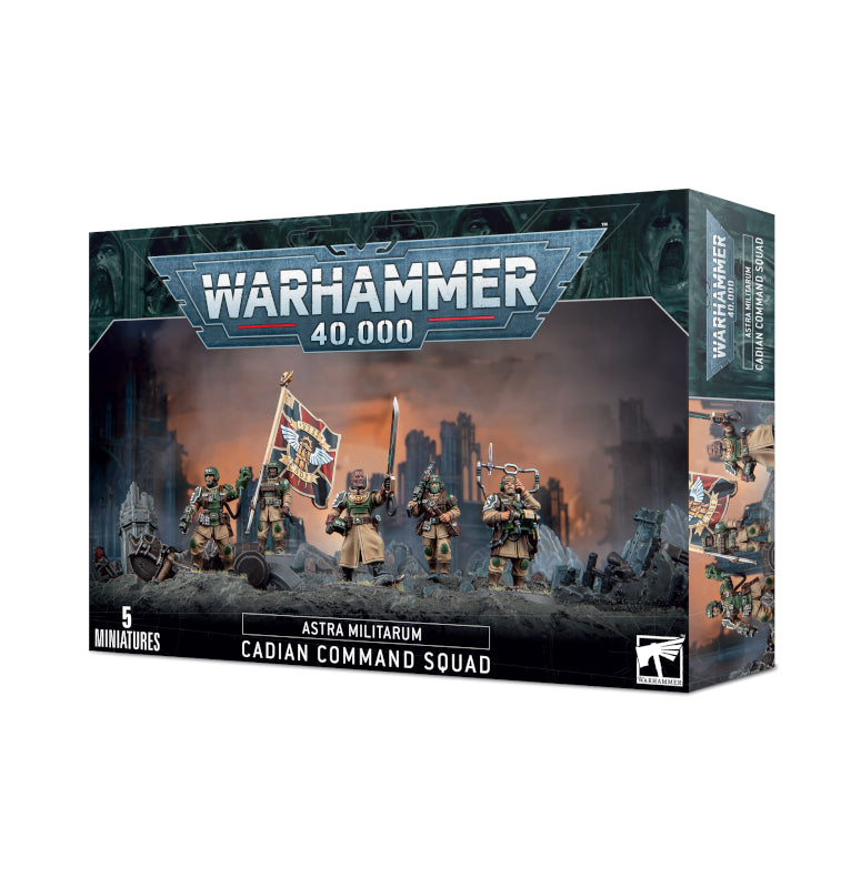 47-09 Warhammer 40K - Astra Militarum Cadian Command Squad(99120105102) - 1