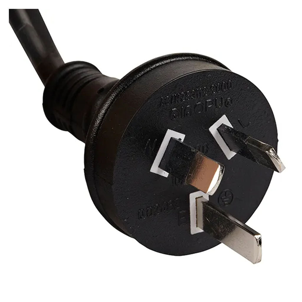 4Cabling 1.5m Aus 3 Pin Male Plug to IEC C13 Power Cable - Black( 011.180.0012) - 2