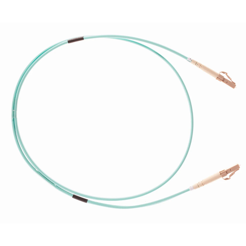4Cabling 1.5m OM4 LC to LC Multimode Fibre Optic Patch Cable - Aqua(FL.OM4LCLC1.5M) - 2
