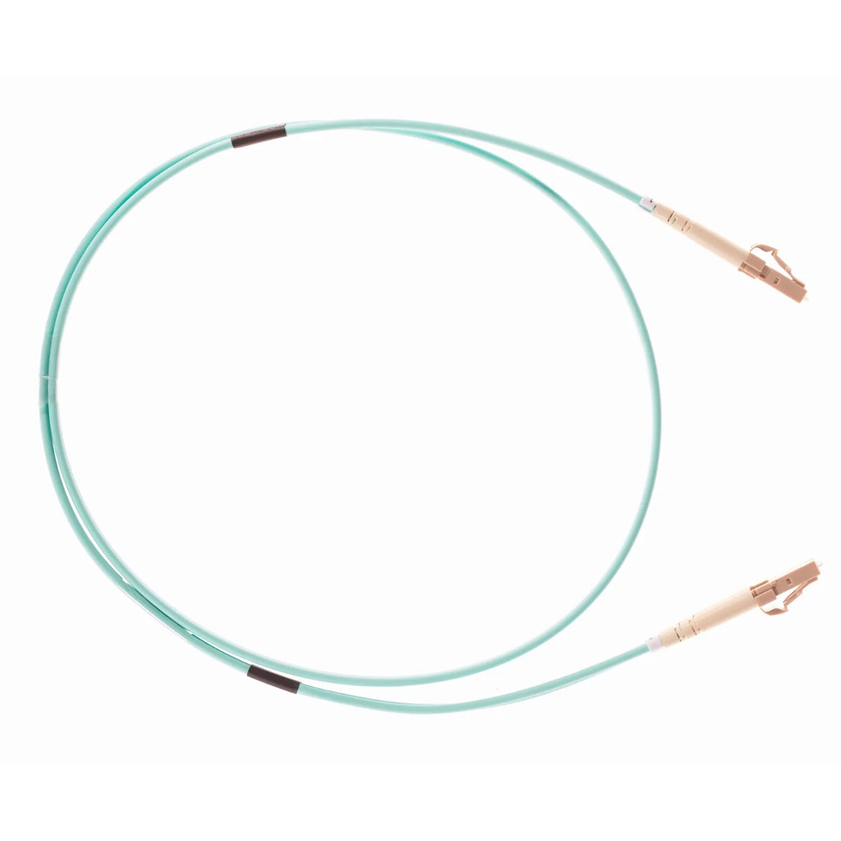 4Cabling 1.5m OM4 LC to LC Multimode Fibre Optic Patch Cable - Aqua(FL.OM4LCLC1.5M) - 2