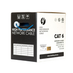 4Cabling CAT6 Ethernet Cable UTP LAN Cable w/ Solid Conductor - 305m Roll (Blue)(SLD.C6UTP.BLUE.R) - 1