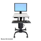 Ergotron WorkFit-C Single HD Sit-Stand Workstation Larg(24-216-085) - 1