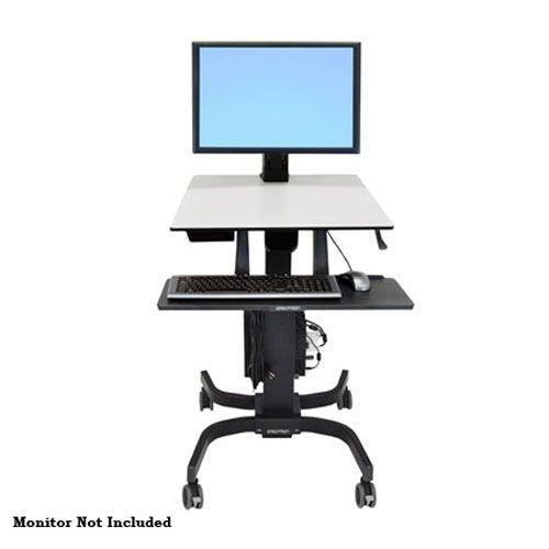 Ergotron WorkFit-C Single HD Sit-Stand Workstation Larg(24-216-085) - 1