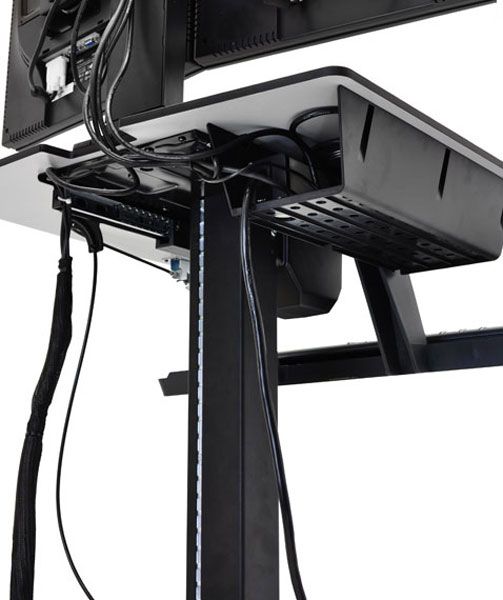 Ergotron WorkFit-C Single HD Sit-Stand Workstation Larg(24-216-085) - 4