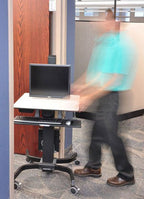 Ergotron WorkFit-C Single HD Sit-Stand Workstation Larg(24-216-085) - 5