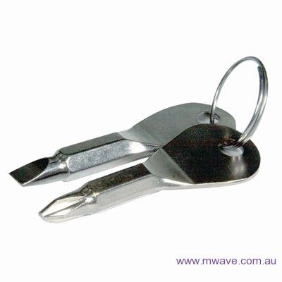 Keyring Screwdriver Set - Slotted & Phillips Driver(TD2012) - 1