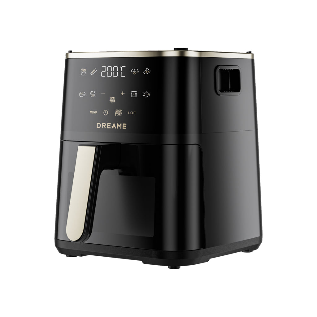 Dreame AG10 Air Fryer with 2-in-1 Air Frying & Grilling - Black
