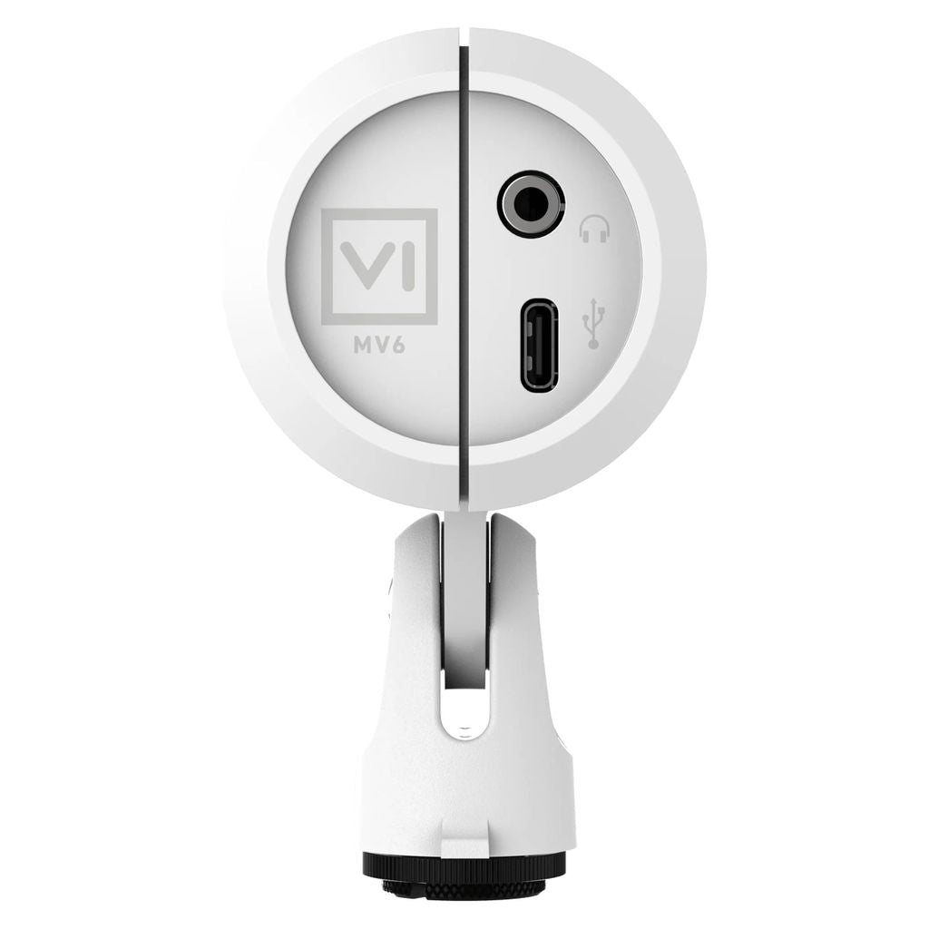 Shure MV6 Gen 2 USB Gaming Microphone - White