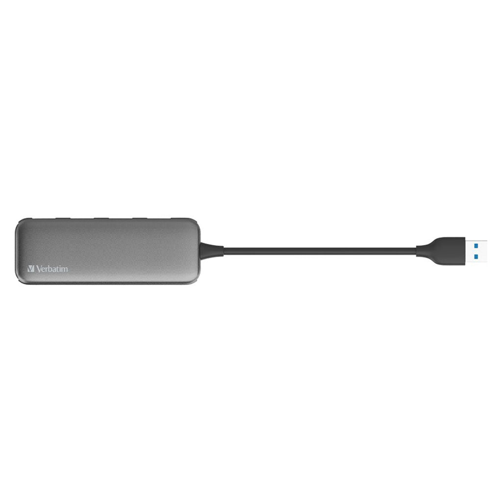 Verbatim 4-i-1 USB 3.0 Hub - Space Grey(66602) - 3