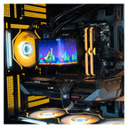 Mwave x Thermaltake CAPO X Onyx Gaming PC - Ryzen 7 7800X3D / RX 9070 XT / Black