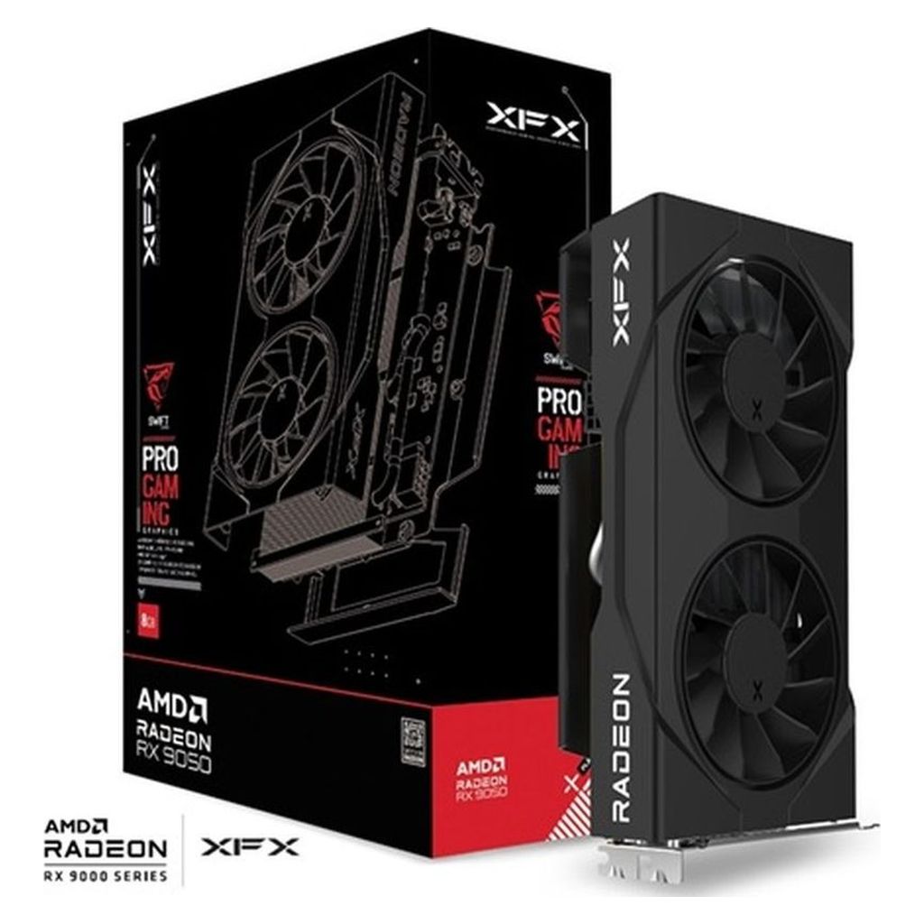 XFX AMD Radeon RX 9050 Swift Dual Fan 8GB GDDR6 Video Card