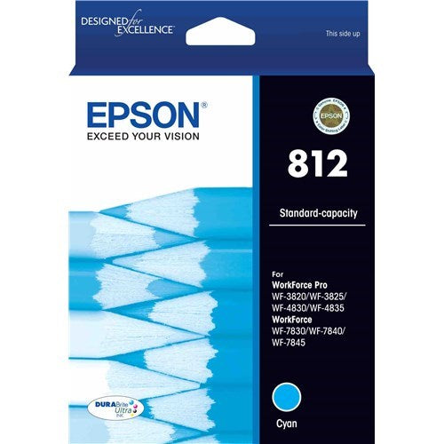 Epson 812 - Std Capacity DURABrite Ultra - Cyan(C13T05D292 ) - 1