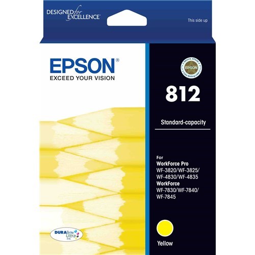 812 - Std Capacity DURABrite Ultra - Yellow (C13T05D492) - 1