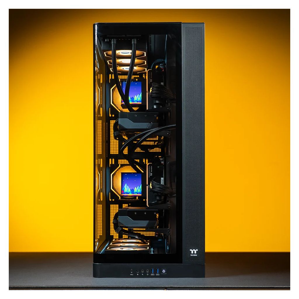 Mwave x Thermaltake CAPO X Onyx Gaming PC - Ryzen 7 7800X3D / RX 9070 XT / Black