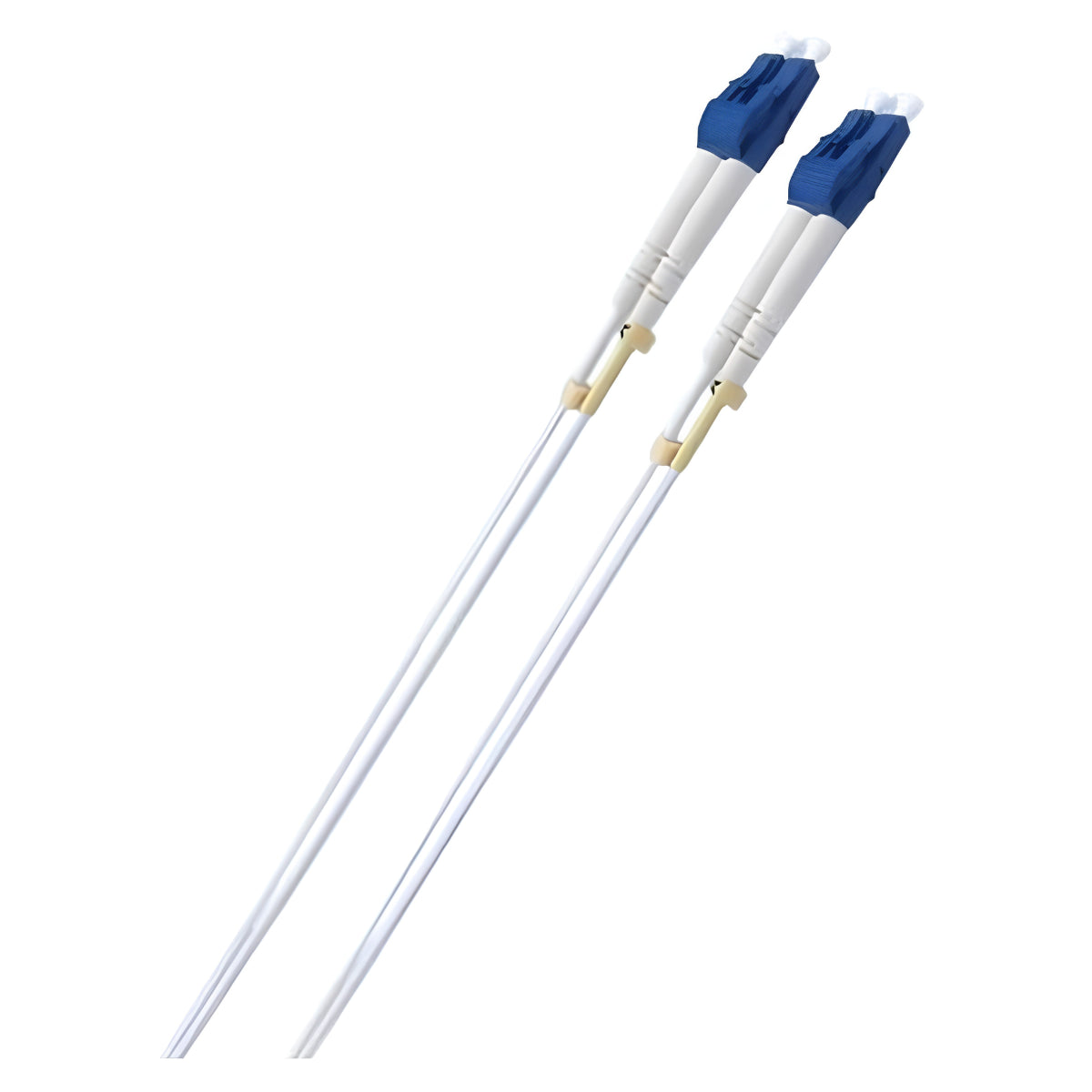 8ware 1.5m LC-LC OS2 Duplex Armoured Fibre Optic Cable - White(CB8W-LCUPCWHITE-1.5M) - 1