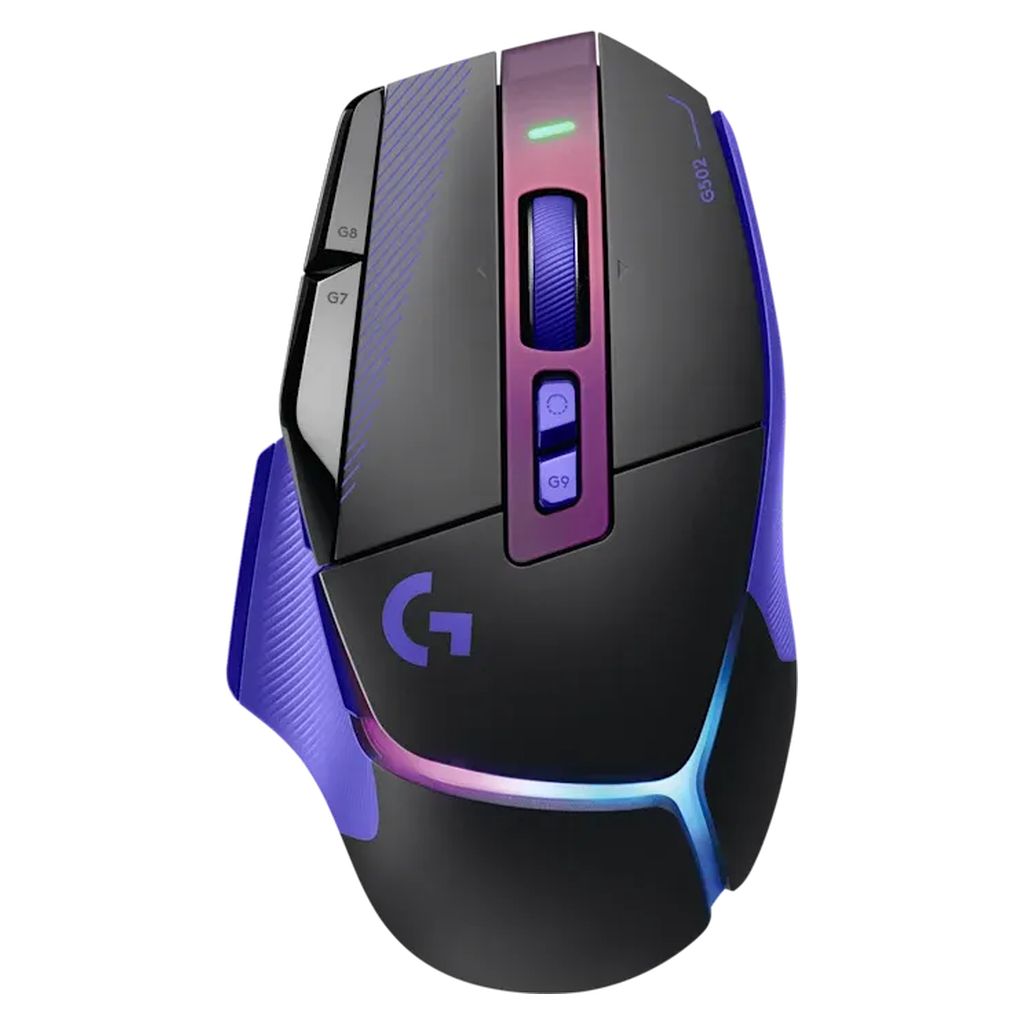 Logitech G G502 X PLUS LIGHTSPEED Wireless RGB Gaming Mouse - Dark Lilac