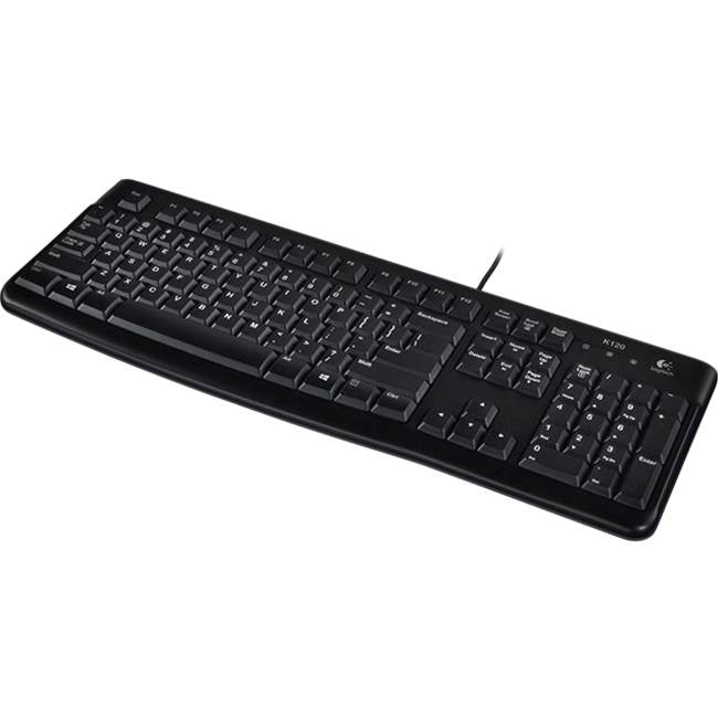 Logitech Desktop K120 USB Keyboard(920-002582) - 1